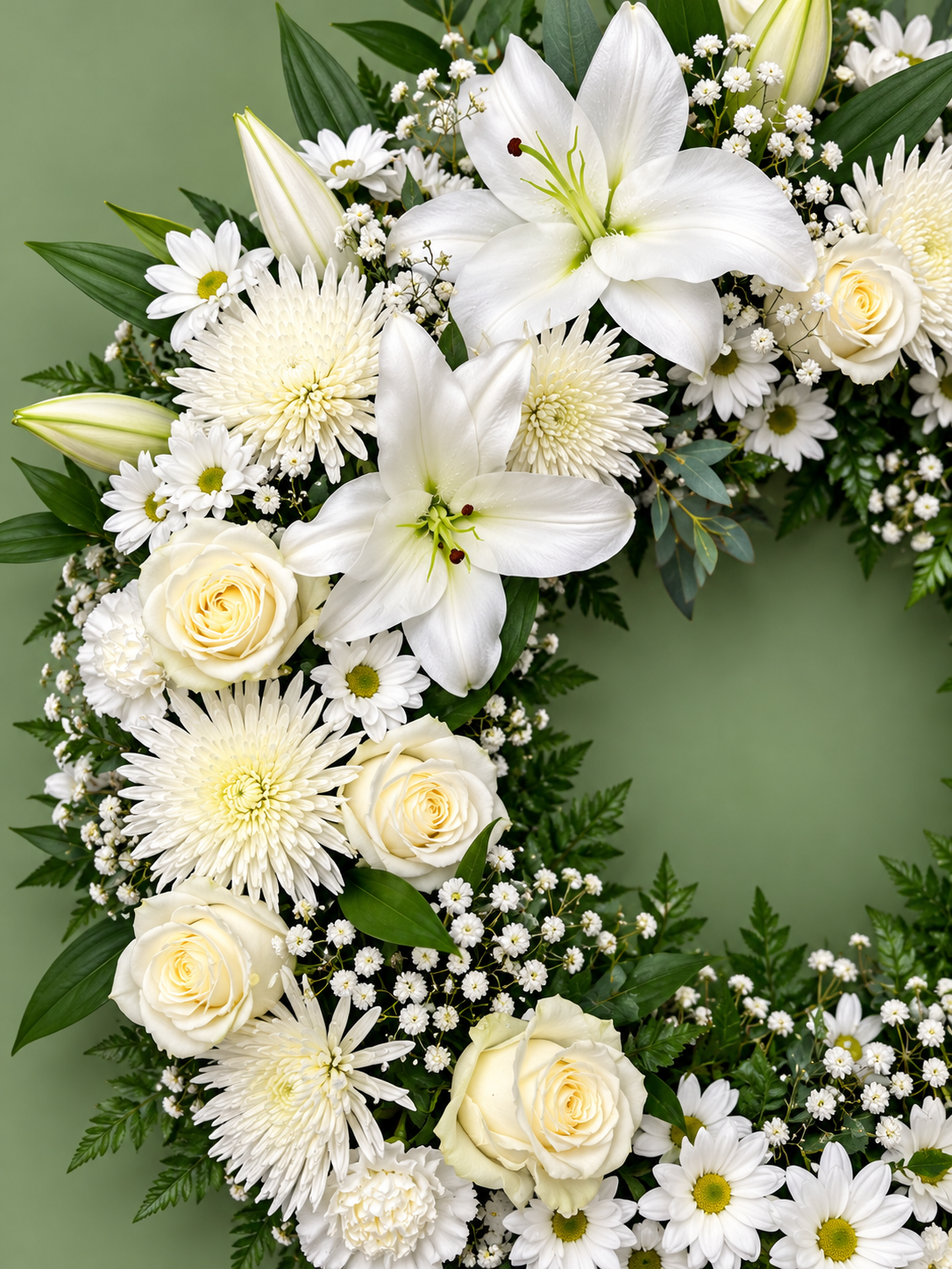 Gentle Farewell Wreath