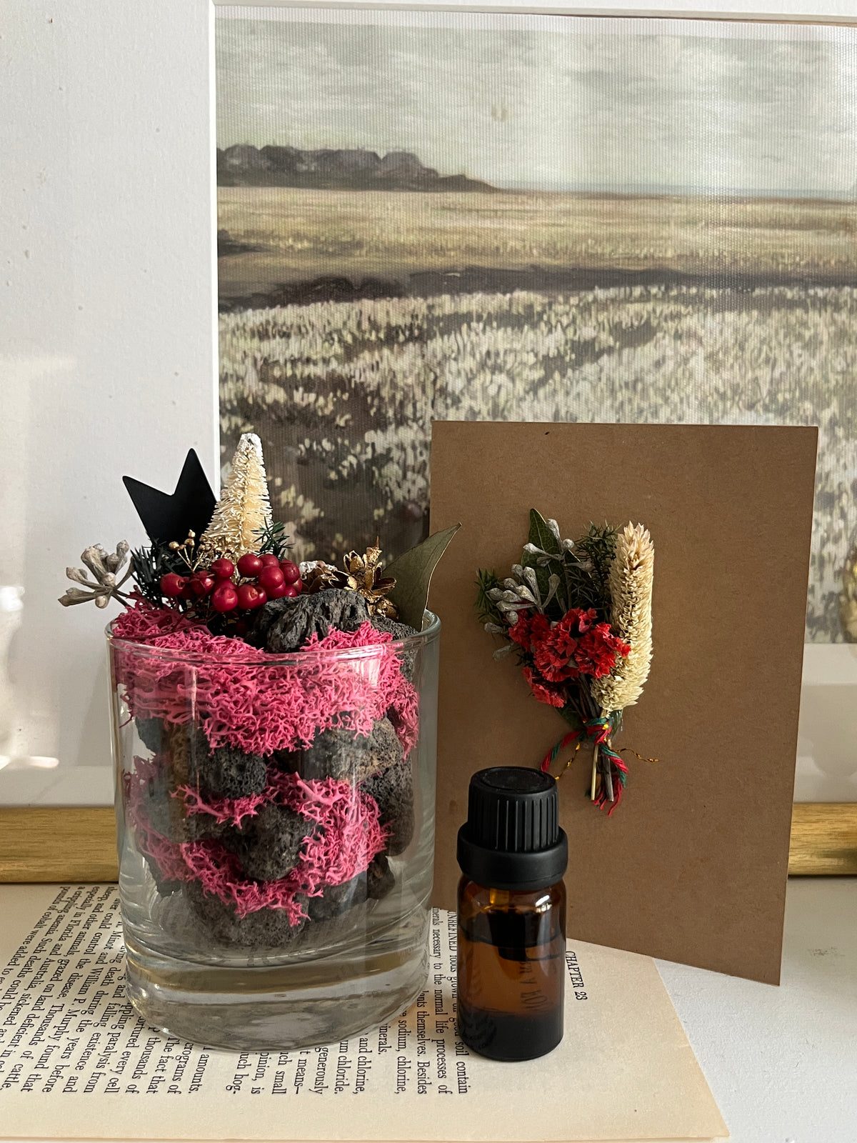 Stone Diffuser Winterberry: Volcanic Stone Red Edition ❤️