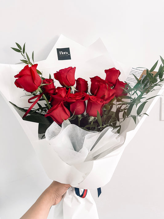 12 Roses Korean style bouquet