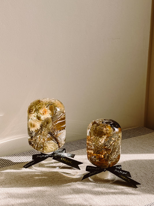 LED Light Crystal Ball #12 - Golden Phylica