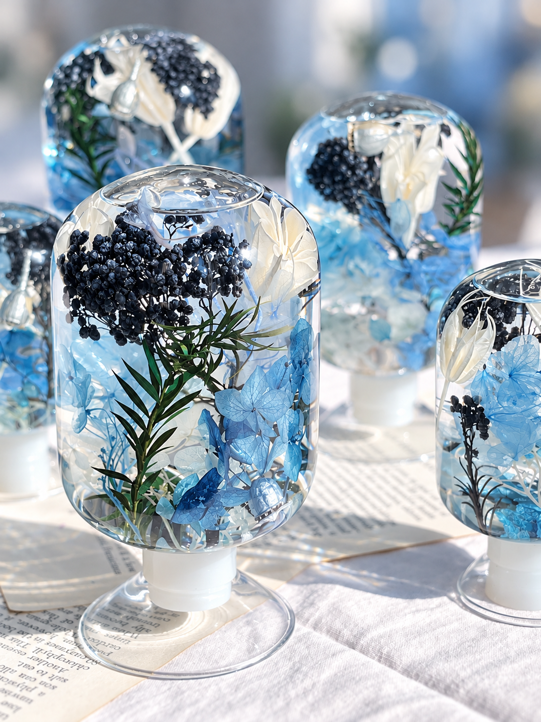 Frozen Garden - Preserved Flower Glass Ornament