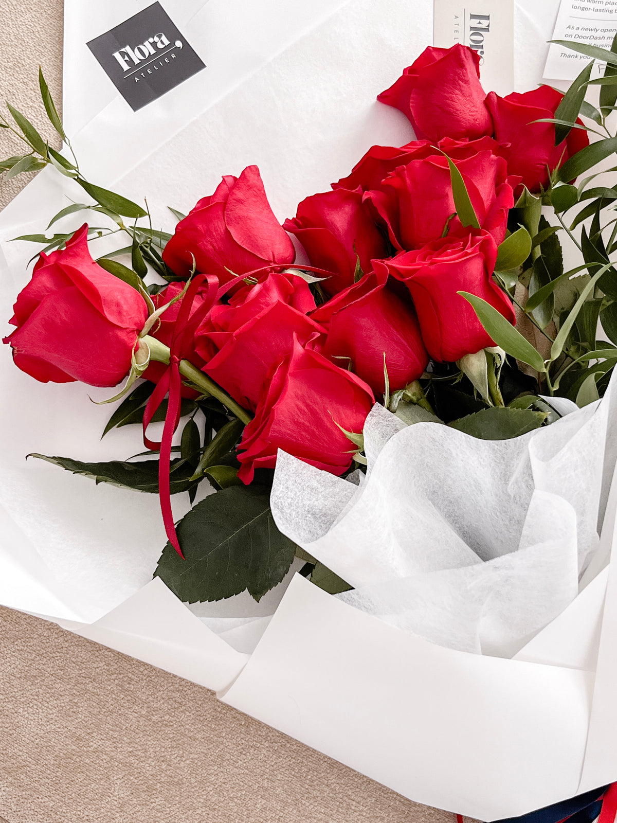 12 Roses Korean style bouquet