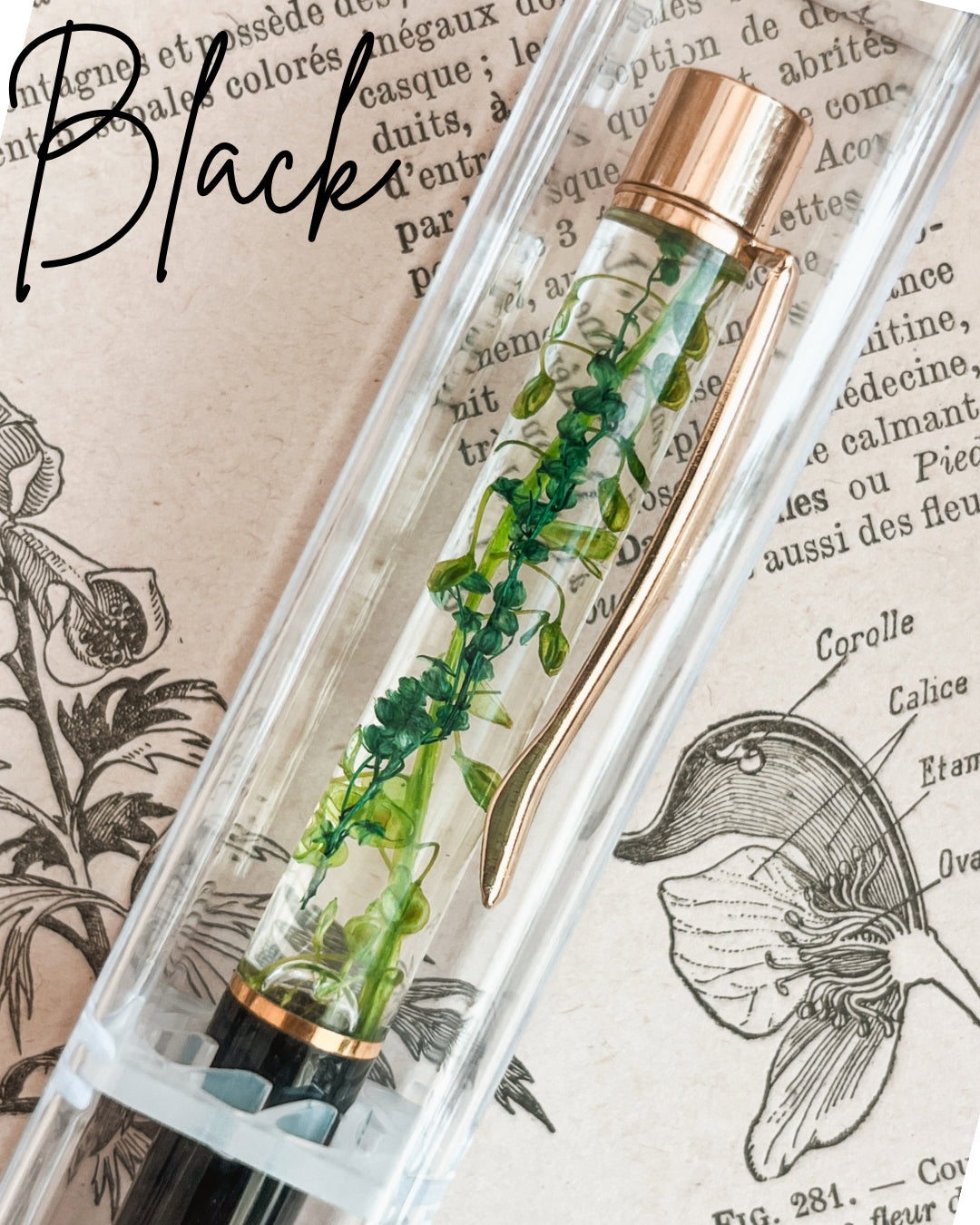 Flower ball point pen