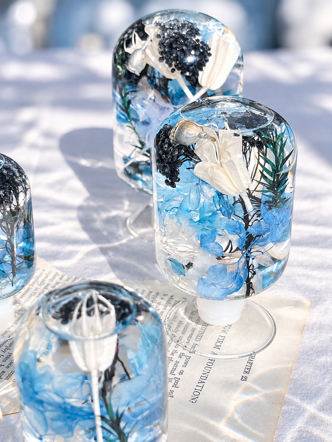 Frozen Garden - Preserved Flower Glass Ornament