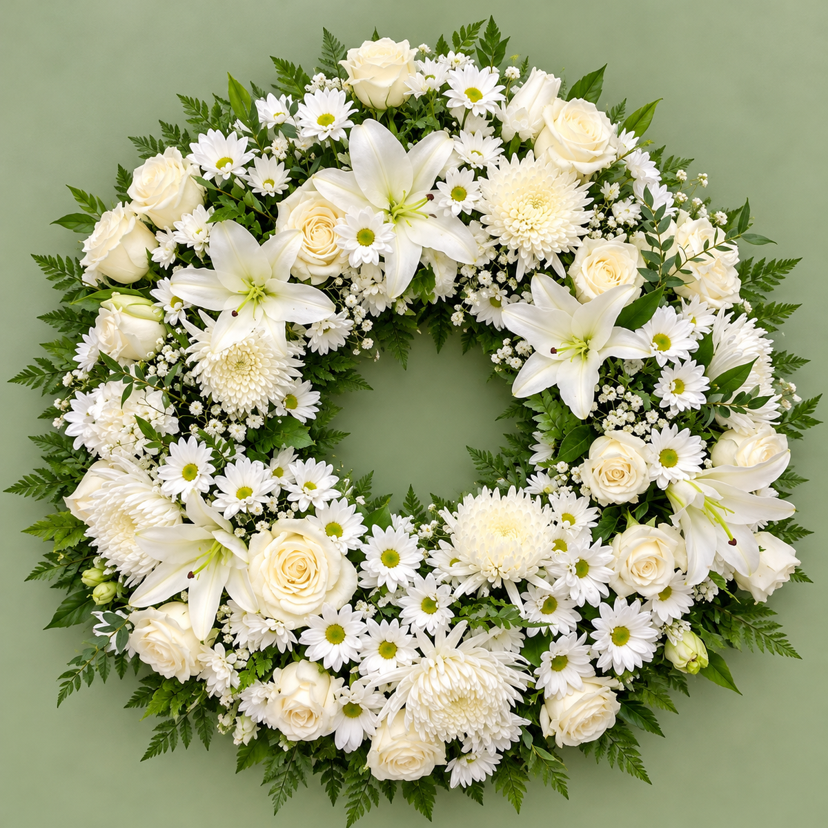 Golden Memories – Funeral Wreath