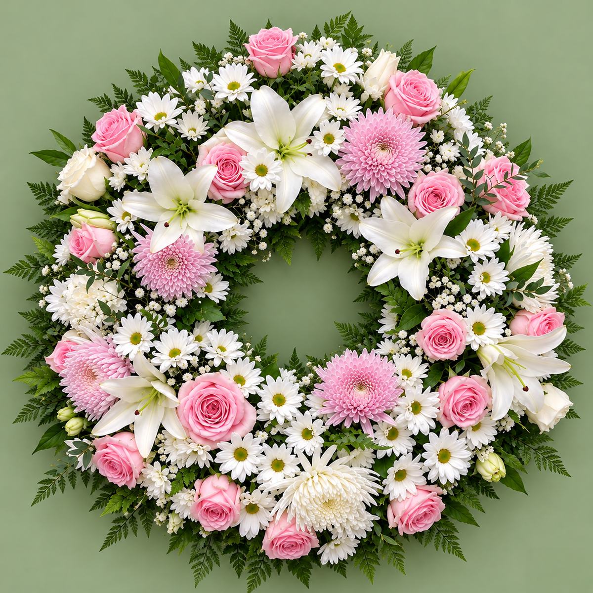 Golden Memories – Funeral Wreath