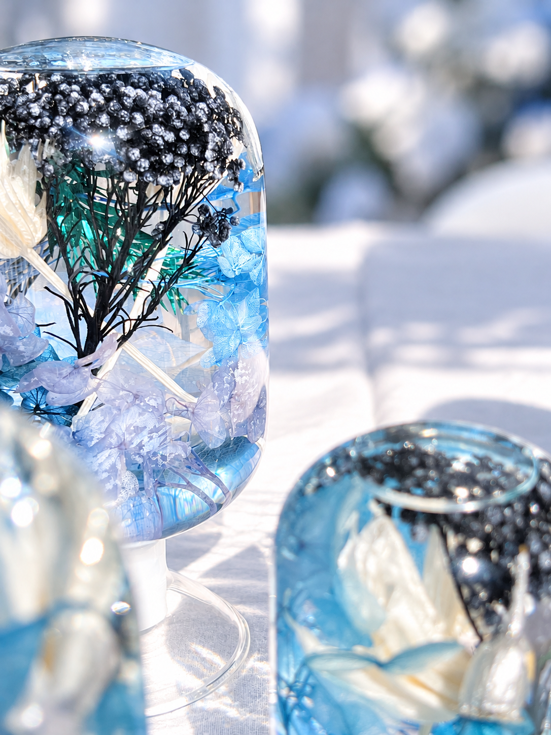 Frozen Garden - Preserved Flower Glass Ornament