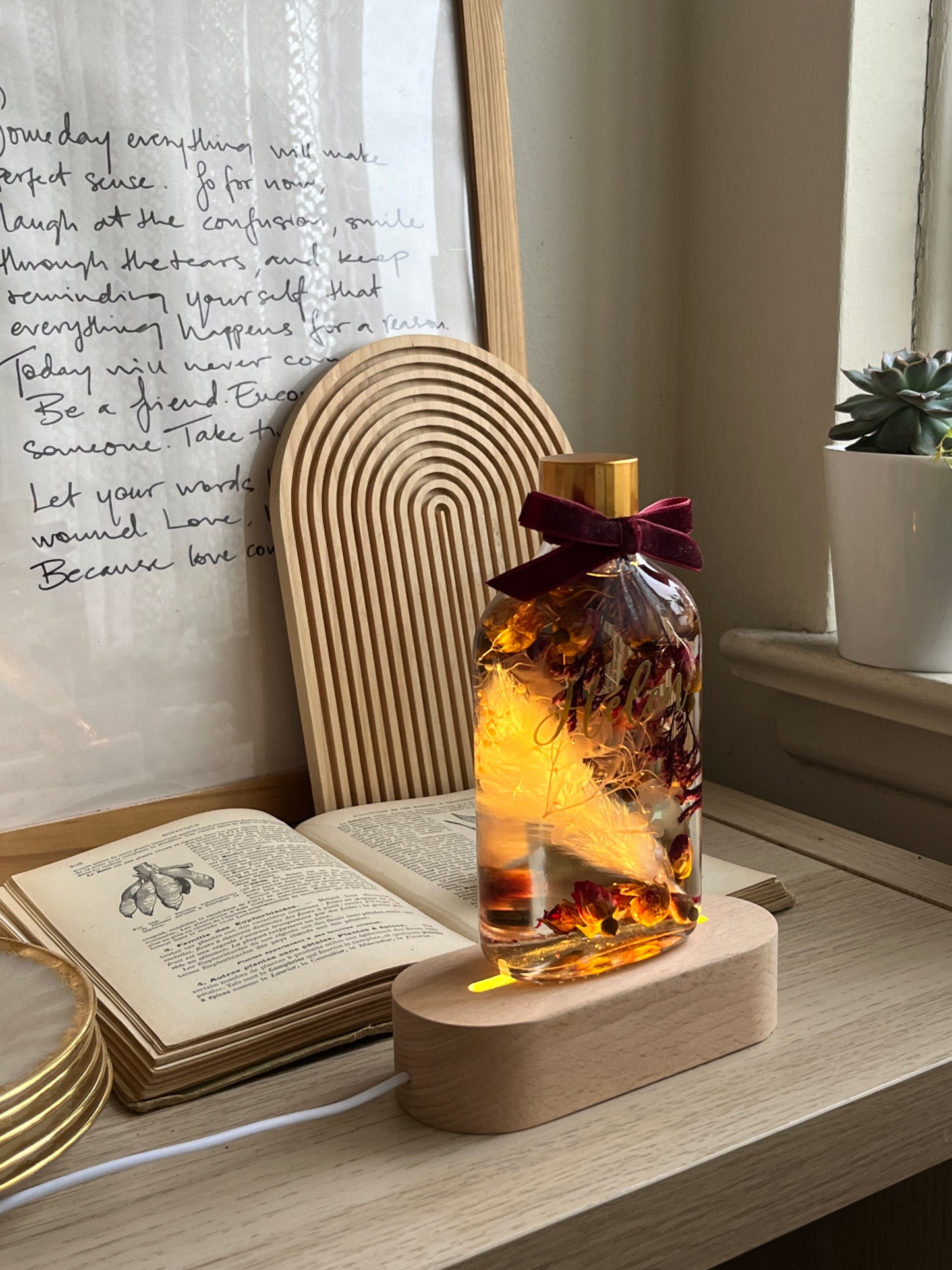 LED Light Bottle #6 - Melrose Charm