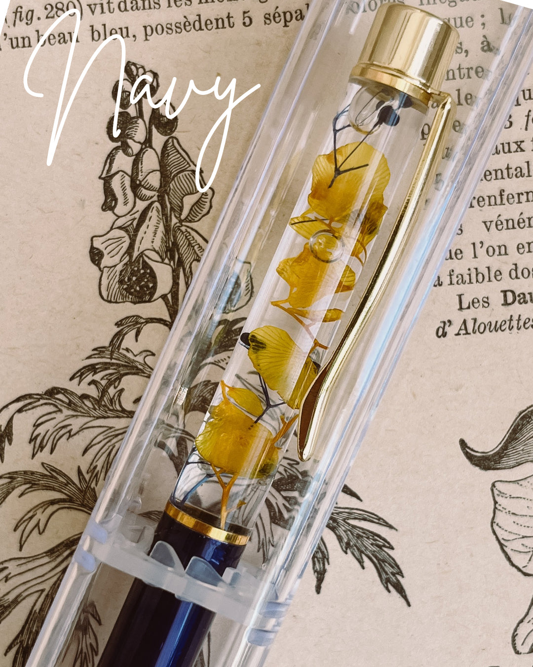 Flower ball point pen