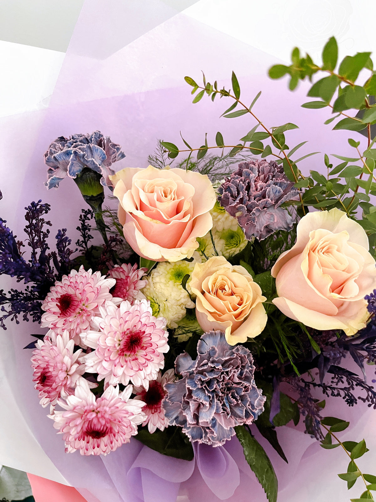 Lavender Blush – Mixed Flower Bouquet