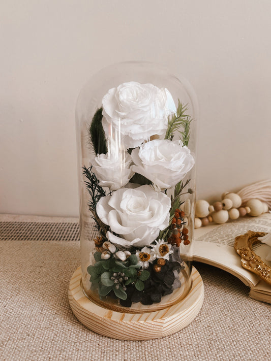 Anniversary Gift Glass Dome #20 - Pure Grace