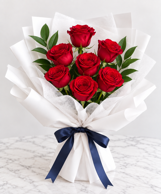 7 Roses Korean style bouquet