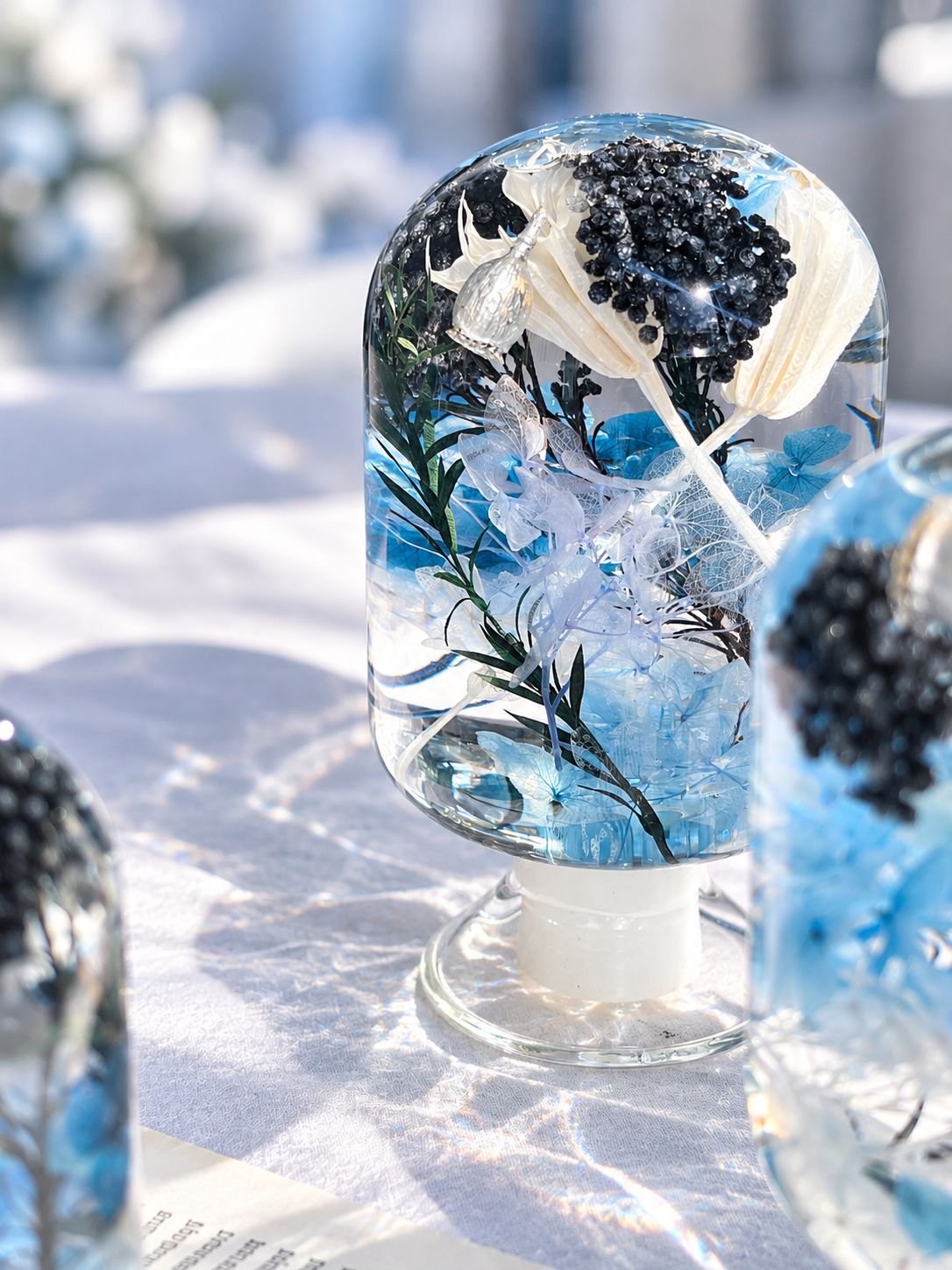 Frozen Garden - Preserved Flower Glass Ornament