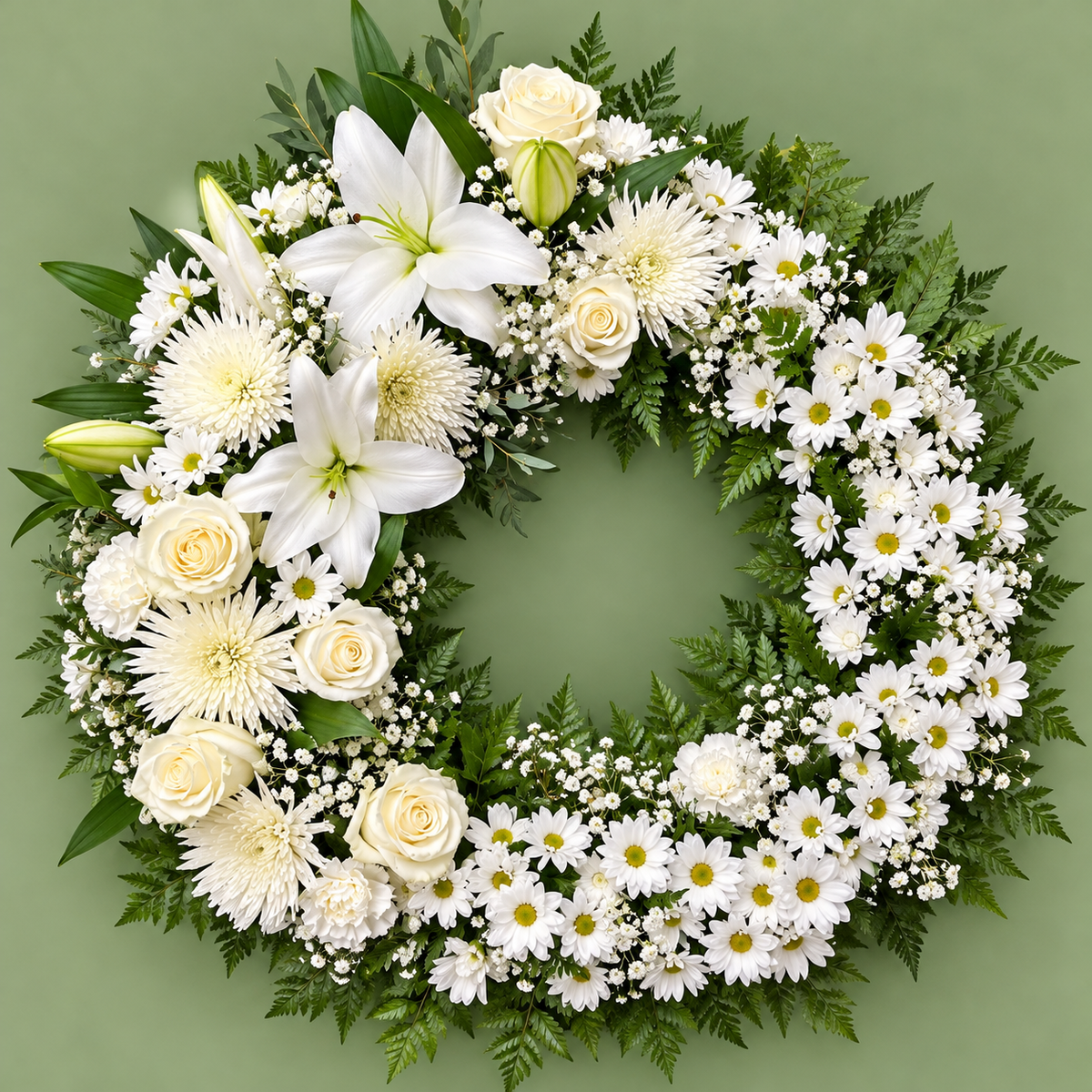 Gentle Farewell Wreath