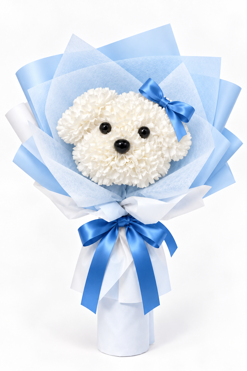Sweet puppy bouquet