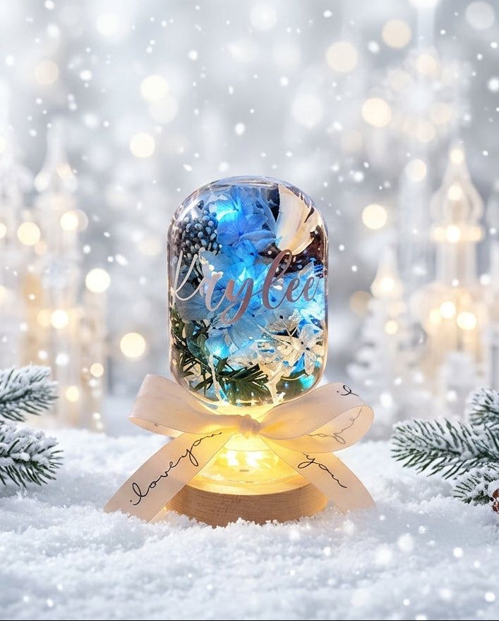 Frozen Garden - Preserved Flower Glass Ornament